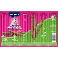 Przysmaki dla psów - Vitakraft Cat-Stick mini 10 x 6 sztuk Kurczak i trawa dla kota - miniaturka - grafika 1