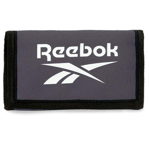 Reebok Boston Portfel z portmonetką Szary 13x8x2,5 cm Poliester by Joumma Bags, Szary, Portfel z portfelem