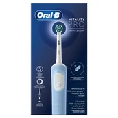 Szczoteczki elektryczne - Oral-B Zestaw Vitality Pro (Niebieska Szczoteczka elektryczna + Pasta do zębów) - miniaturka - grafika 1