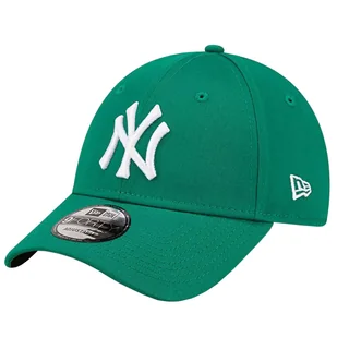 New Era Wmns LE 9FORTY New York Yankees Cap 60358040, Kobieta, Czapka z daszkiem, Zielony - Czapki i chusty sportowe męskie - miniaturka - grafika 1