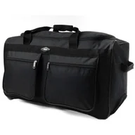 Torby podróżne - Duża Pojemna Torba Podróżna Na Kółkach RGL A2 CZARNA 80 x 40 x 36 [cm] - miniaturka - grafika 1