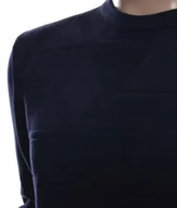 Swetry męskie - Strokers Klasyczny Elegancki Sweter Męski Z Bawełny Xl Granatowy - miniaturka - grafika 1