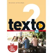Książki do nauki języka francuskiego - Hachette Texto 2. Podręcznik wieloletni + Kod (podręcznik online) + Audio Online - miniaturka - grafika 1