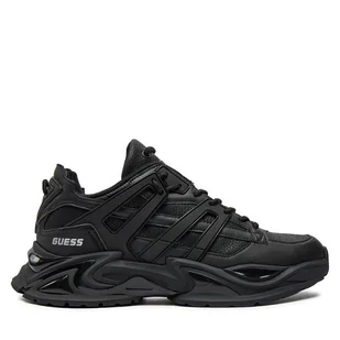 Sneakersy Guess Belluno Low FMTBEL ELE12 Czarny - Sneakersy męskie - miniaturka - grafika 1