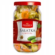 Szybkie dania obiadowe - Frubex Sałatka Szwedzka w Słoiku Dodatek do Obiadu 900ml - miniaturka - grafika 1