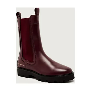 Tommy Hilfiger Skórzane sztyblety - Botki damskie - miniaturka - grafika 1