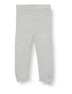 Legginsy - s.Oliver Legginsy dla dziewczynek, szary melanż, 68 cm - miniaturka - grafika 1