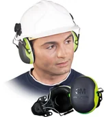 Akcesoria BHP - 3M Peltor nauszne ochronniki słuchu, z zamocowaniem do kasku, zielony X4P3E - miniaturka - grafika 1