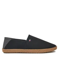 Espadryle męskie - Espadryle Tommy Hilfiger FM0FM05353 Czarny - miniaturka - grafika 1