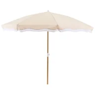 Parasole ogrodowe - Beliani Parasol ogrodowy 232 cm SESTRIERE Beżowy - miniaturka - grafika 1