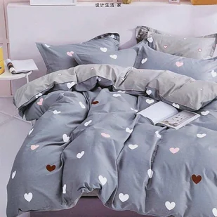 Cotton World Pościel bawełniana 140x200 2cz QMD323031 - Pościel - miniaturka - grafika 1
