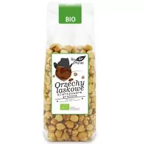 Bio Planet seria PRZEKĄSKI ORZECHY LASKOWE PRAŻONE BLANSZOWANE BIO 350 g - - Orzechy i nasiona - miniaturka - grafika 1