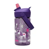 Bidony dla dzieci - Butelka dla dzieci Camelbak Thrive Flip Straw Kids 400 ml unicorn party - ONE SIZE - miniaturka - grafika 1