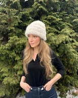 Czapki damskie - Puszysta czapka winter muse z alpaki i wełny merino - miniaturka - grafika 1