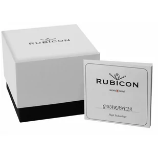 Zegarek ZEGAREK DAMSKI RUBICON RNBE35 - SZAFIROWE SZKŁO (zr643e) - Zegarki damskie - miniaturka - grafika 1