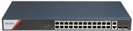 Switche - SWITCH POE DS-3E1528HP-SI-24P2T2F 24-PORTOWY SFP Hikvision DS-3E1528HP-SI-24P2T2F - miniaturka - grafika 1
