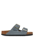 Klapki i japonki damskie - Birkenstock Klapki Arizona 1029253 Szary - miniaturka - grafika 1