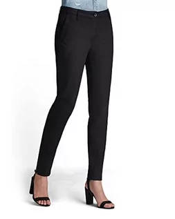 Spodnie damskie - G-STAR RAW Damskie spodnie chinosy Bronson Mid Waist, czarny (Raw Pressed 6960-5185), 28W / 30L - grafika 1
