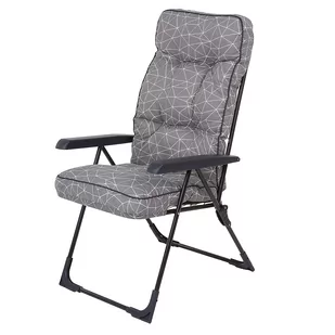 Fotel ogrodowy H036-16PB PORTO, bez podnóżka, szary - Fotele i krzesła ogrodowe - miniaturka - grafika 1
