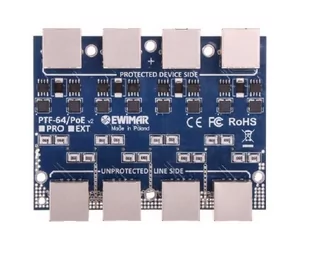 Ewimar PTF-64-EXT/PoE - Akcesoria do szaf serwerowych - miniaturka - grafika 1