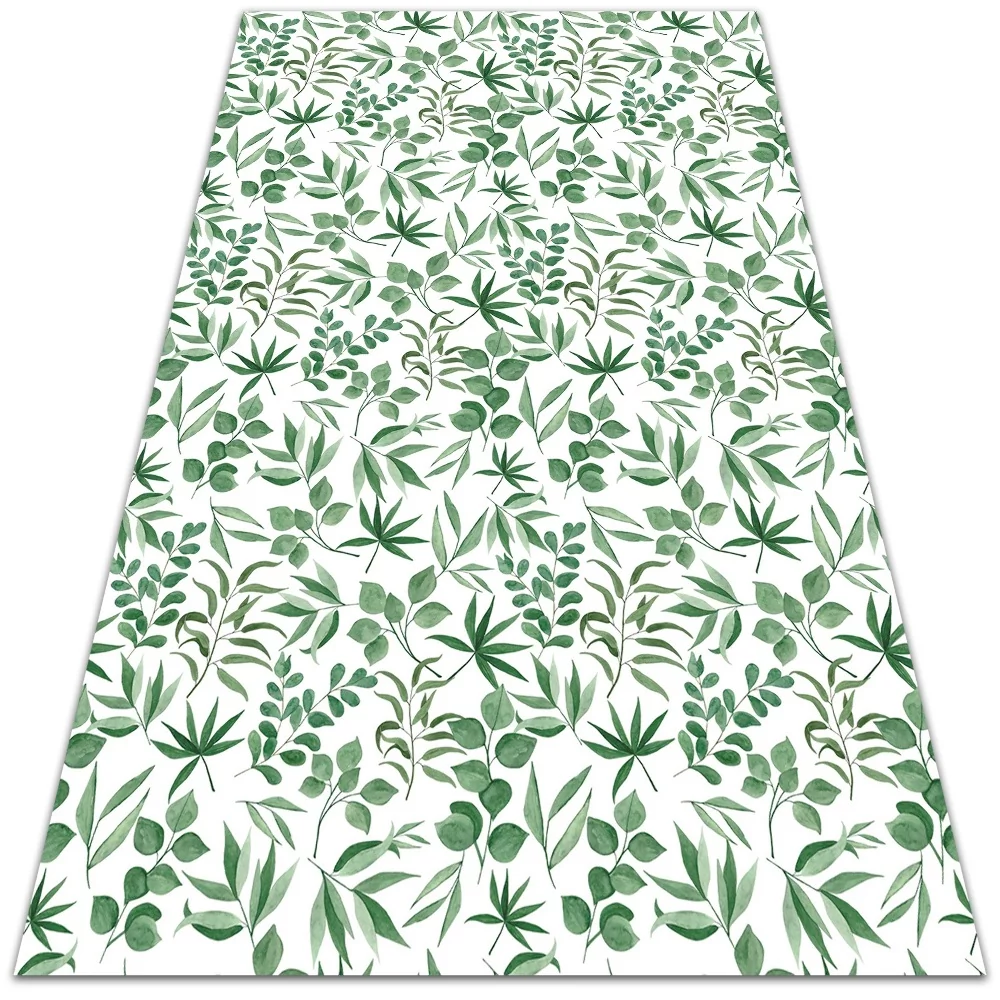 Wewnętrzny dywan winylowy Drobne liście 100x150 cm
