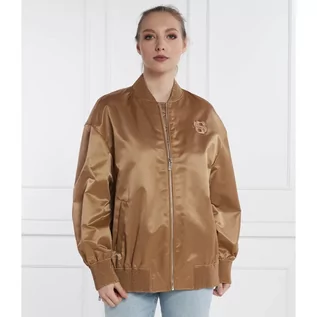 Kurtki damskie - BOSS Satynowa kurtka bomber Palberta | Regular Fit - grafika 1