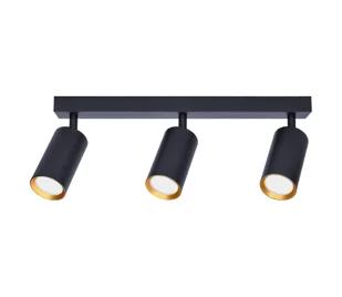 Brilagi - Oświetlenie punktowe SELE 3xGU10/35W/230V czarne/złote - Lampy sufitowe - miniaturka - grafika 1