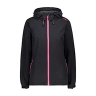 Kurtki damskie - CMP Damska kurtka przeciwdeszczowa Woman Rain Jacket Fix Hood - miniaturka - grafika 1