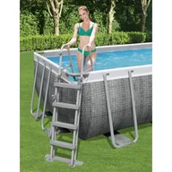 Akcesoria do basenów - Bestway 4-stopniowa drabinka basenowa Flowclear, 122 cm - miniaturka - grafika 1