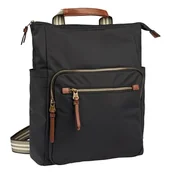 Torebki damskie - camel active Damska torebka Bari Hobo Bag/Backpack, czarny - miniaturka - grafika 1