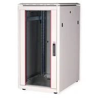 Szafy rack - ROLINE Netzwerkschrank Pro 48,26cm 19Zoll 22 HE 600x800 BxT Glastor grau - miniaturka - grafika 1