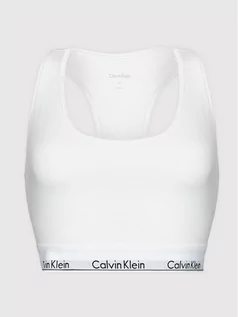 Koszulki i topy damskie - Calvin Klein Underwear Biustonosz top 000QF5116E Biały Biały - grafika 1