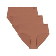 Majtki damskie - Majtki damskie Under Armour Pure Stretch NS HIP Brown S - miniaturka - grafika 1