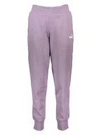 Spodnie sportowe damskie - Puma Spodnie dresowe "Essentials" w kolorze fioletowym - miniaturka - grafika 1