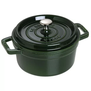 Staub, Garnek żeliwny okrągły 2.6 l, Zielony - Garnki - miniaturka - grafika 1