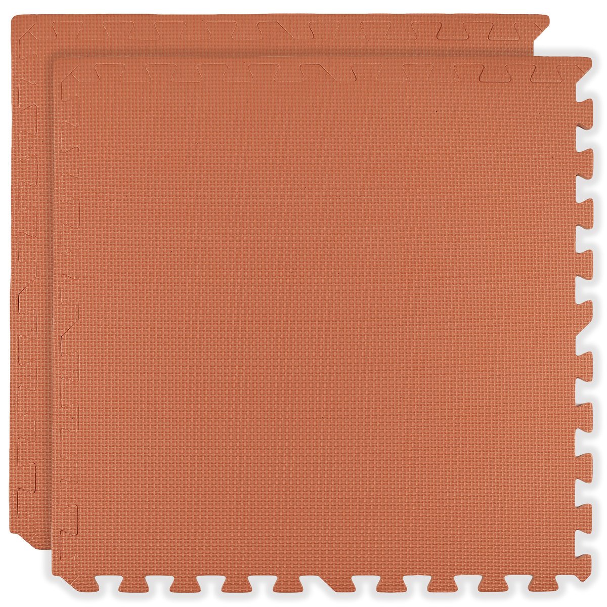 Mata piankowa podłogowa Humbi 120x60 Duże puzzle piankowe wodoodporne bezpieczne 2 szt. Brzoskwiniowa