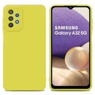 Etui i futerały do telefonów - Pokrowiec Cadorabo do Samsung Galaxy A32 5G z żółtym silikonowym etui TPU na telefon komórkowy - miniaturka - grafika 1