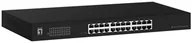 Pozostałe akcesoria sieciowe - LevelOne Switch 24x GE GEU-2431 19\" Rack Mount Kit Nie zarządzany Gigabit Ethernet (10/100/1000) 1U Czarny - miniaturka - grafika 1