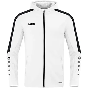 JAKO Power Damska bluza z kapturem, biały, 40 - Bluzy damskie - miniaturka - grafika 1