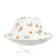 Czapeczki dla niemowląt - Lassig Dwustronny kapelusz przeciwsłoneczny UV80 Splash & Fun Tęcza nature, rozm. 46/49 - miniaturka - grafika 1