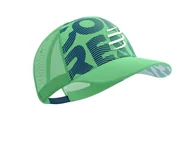 Czapki i chusty sportowe męskie - COMPRESSPORT Czapka lifestyle TRUCKER CAP summer green - miniaturka - grafika 1