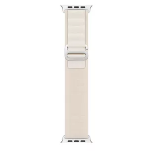 Sportowy pasek ze sprzączką do Apple Watch Ultra / 8 / 7 / 6 / SE / 5 / 4 / 3 / 2 / 1 (42, 44, 45, 49 mm) Dux Ducis Strap GS Version - biały - Akcesoria do smartwatchy - miniaturka - grafika 1