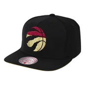 Czapki męskie - Czapka z daszkiem bejsbolówka Mitchell & Ness NBA Toronto Raptors - miniaturka - grafika 1