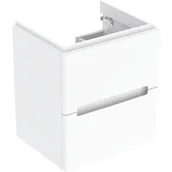 Szafki łazienkowe - Geberit Modo Szafka pod umywalkę 4939,4x55cm z dwoma szufladami, biały - miniaturka - grafika 1