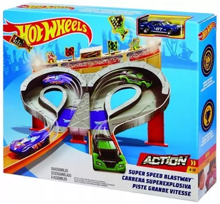 Mattel Zawrotna Prędkość Super Tor - Hot Wheels CDL49 - Samochody i pojazdy dla dzieci - miniaturka - grafika 1