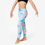 Odzież sportowa dziecięca - Legginsy do gimnastyki dla dzieci Domyos - miniaturka - grafika 1