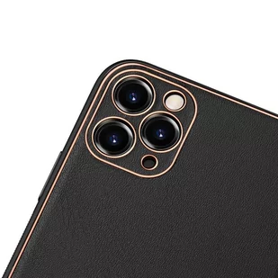 Dux Ducis Yolo eleganckie etui pokrowiec ze skóry ekologicznej iPhone 12 Pro czarny - Etui i futerały do telefonów - miniaturka - grafika 3
