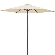 Parasole ogrodowe - Parasol Beżowy aluminium Ø300cm Ochrona UV 80+ - miniaturka - grafika 1