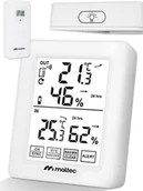 Stacje pogodowe - Bezprzewodowa stacja pogodowa z czujnikiem zewnętrznym MalTec termometr higrometr czujnik pogody alarm LED zasięg do 100 metrów - miniaturka - grafika 1