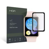 Akcesoria do smartwatchy - Szkło hybrydowe hofi hybrid pro+ huawei watch fit 2 black - miniaturka - grafika 1